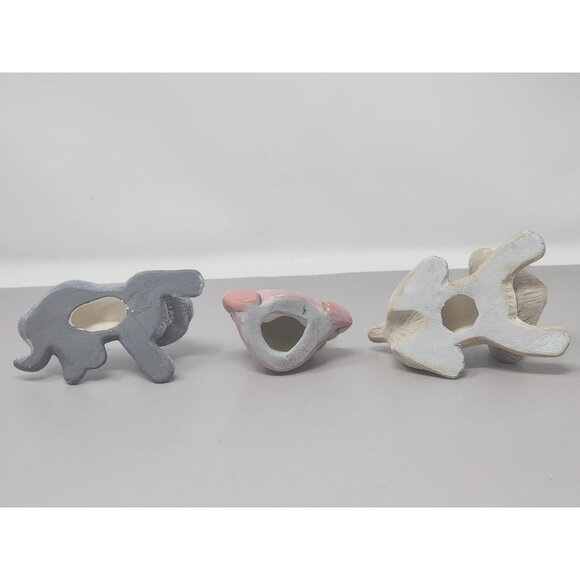 Vintage Ceramic Figurines Set Of 3: Girl With Dog & Cat Collectible Home Decor - Picture 7 of 10
